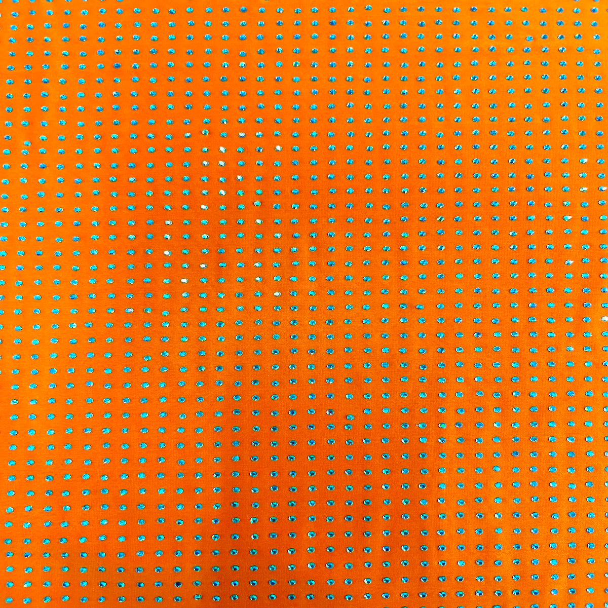 Iridescent AB Rhinestone Spandex Fabric