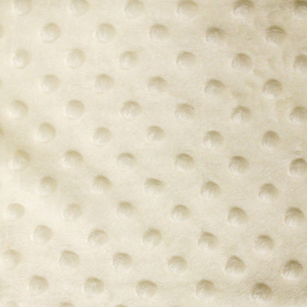 Ivory Minky Dimple Dot Fabric - Fashion Fabrics Los Angeles
