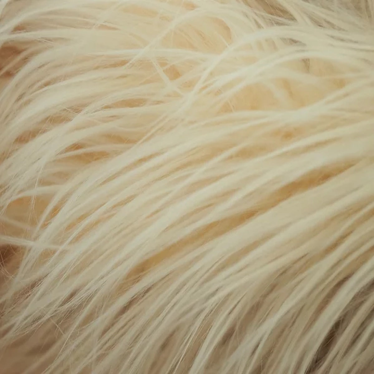 Latte Brown Shaggy Long Pile Faux Fur Fabric (4") - Fashion Fabrics LLC