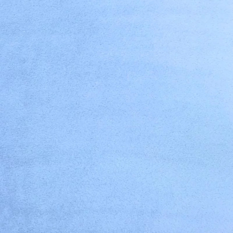 Light Blue Smooth Minky Faux Fur Fabric - Fashion Fabrics Los Angeles