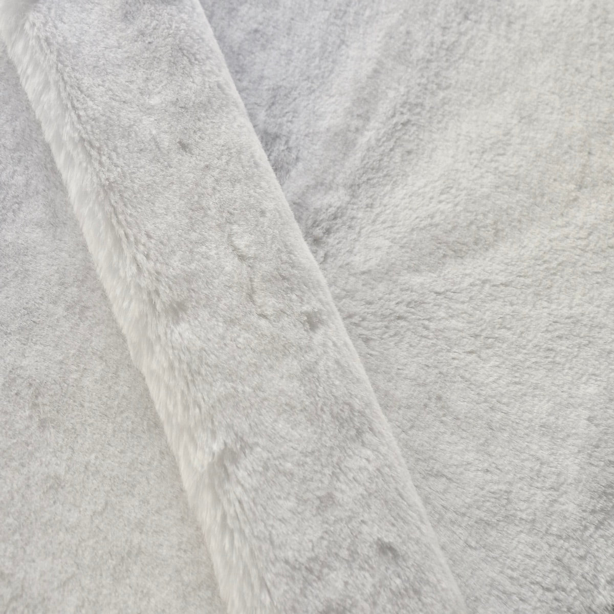 White Rex Rabbit Minky Faux Fur Fabric - Fashion Fabrics LLC