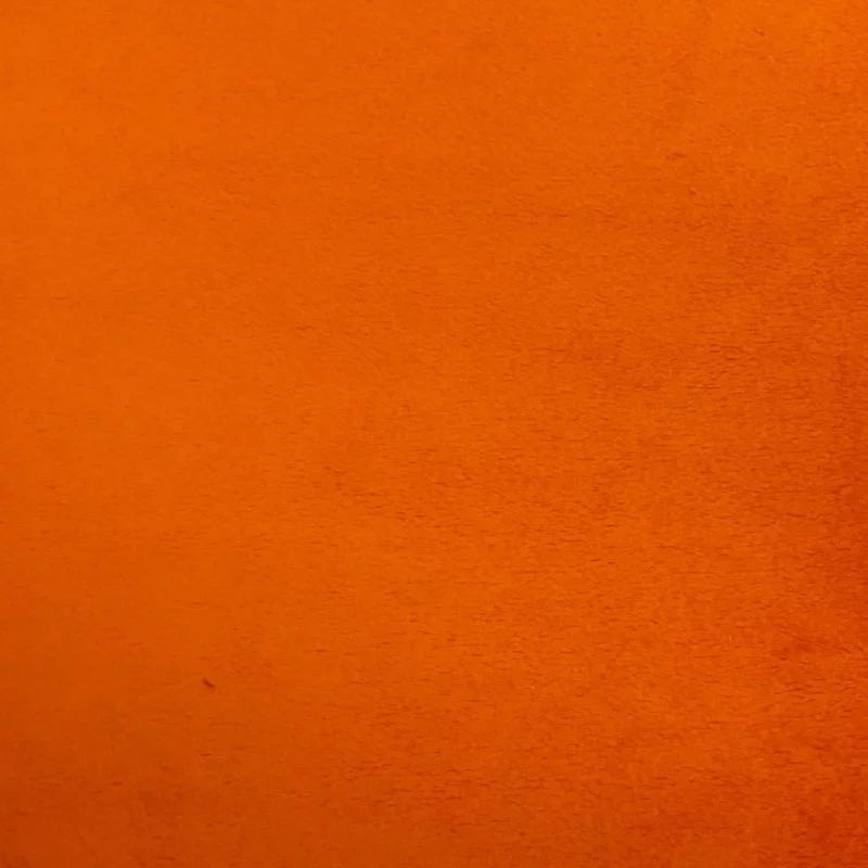 Orange Smooth Minky Faux Fur Fabric - Fashion Fabrics Los Angeles