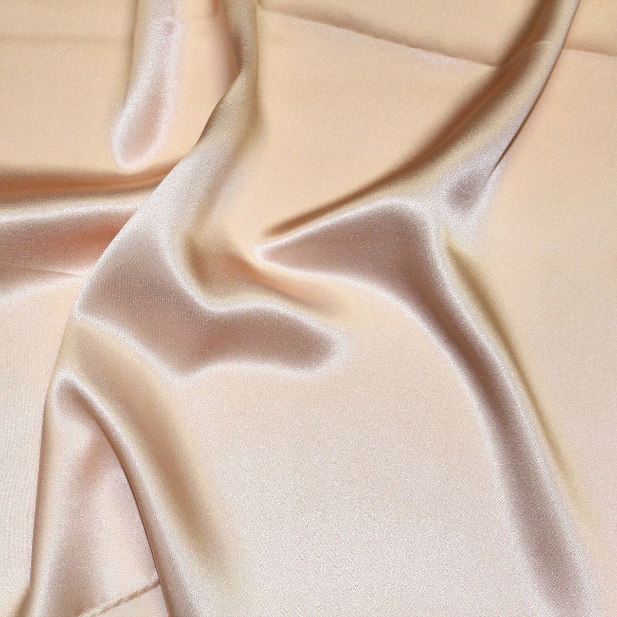 Peach Silk Charmeuse Fabric - Fashion Fabrics Los Angeles