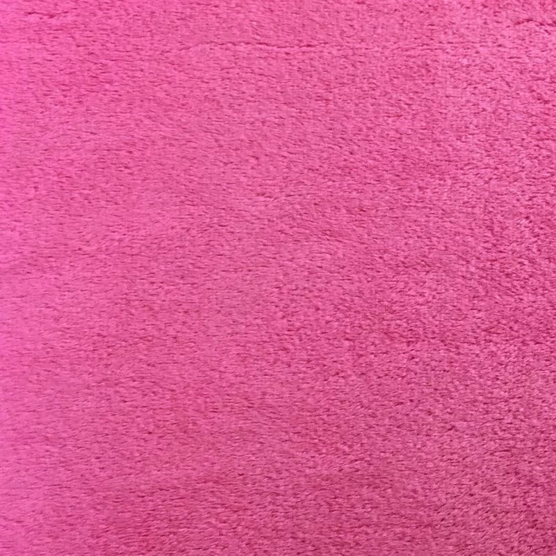 Pink Smooth Minky Faux Fur Fabric - Fashion Fabrics Los Angeles