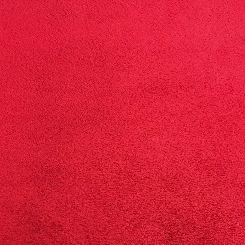 Red Smooth Minky Faux Fur Fabric - Fashion Fabrics Los Angeles