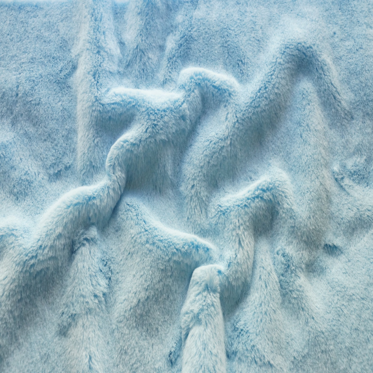 Baby Blue Rex Rabbit Minky Faux Fur Fabric - Fashion Fabrics LLC