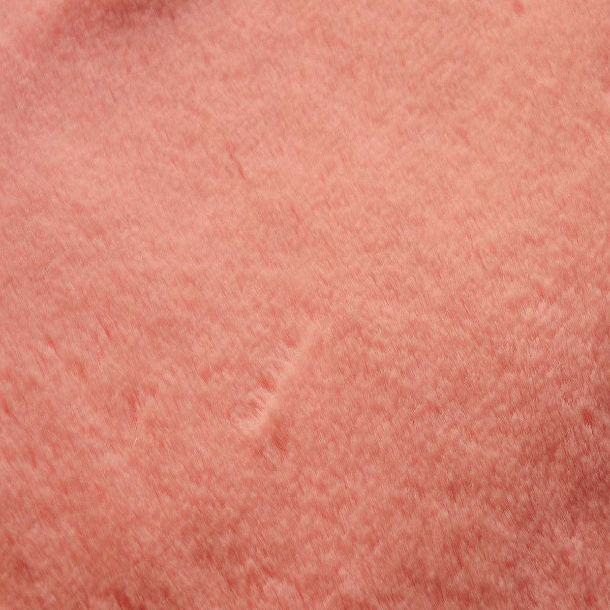 Coral Pink Rex Rabbit Minky Faux Fur Fabric - Fashion Fabrics LLC