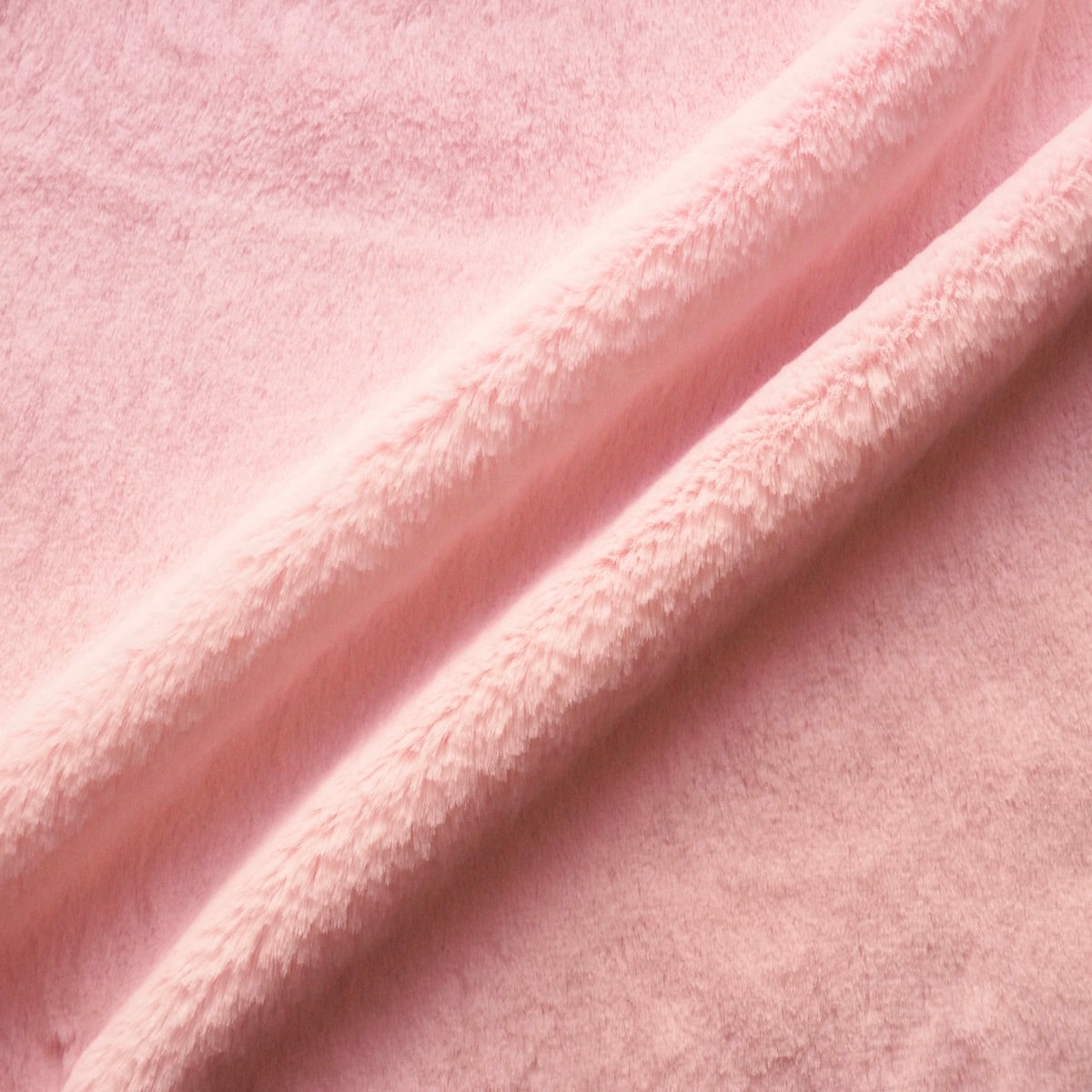 Pink Rex Rabbit Minky Faux Fur Fabric - Fashion Fabrics LLC