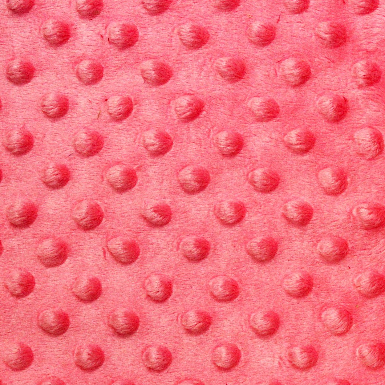 Strawberry Red Minky Dimple Dot Fabric - Fashion Fabrics Los Angeles
