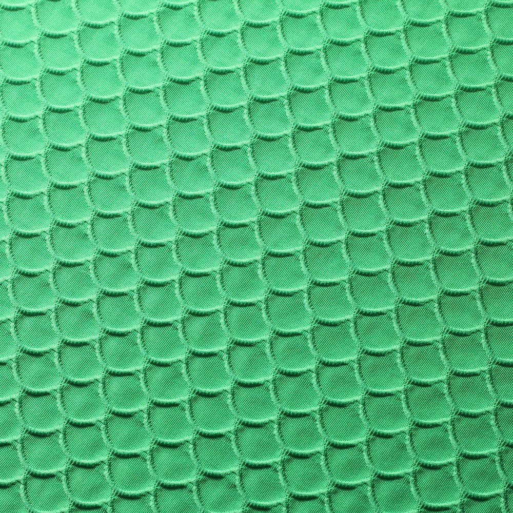 Lime Green Scallop TikTok Nylon Spandex Fabric - Fashion Fabrics LLC