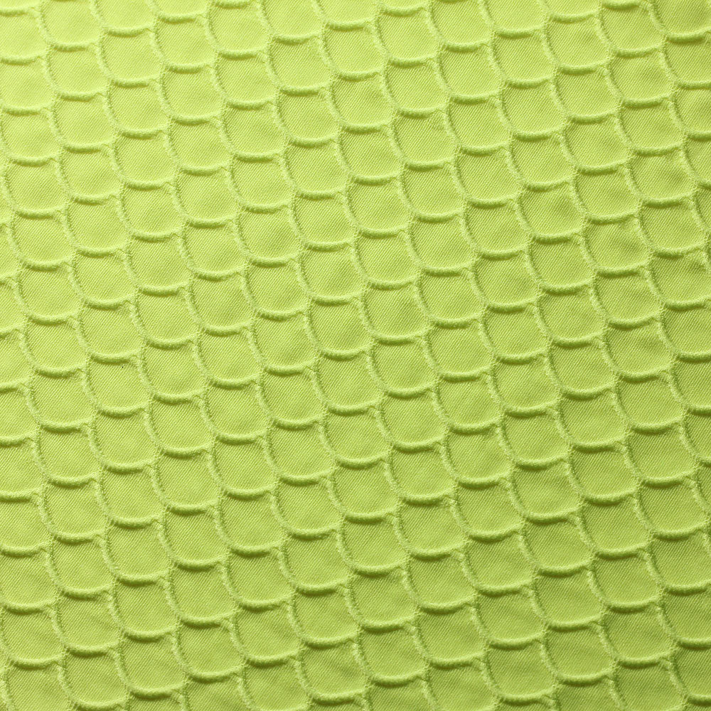 Neon Yellow Scallop TikTok Nylon Spandex Fabric - Fashion Fabrics LLC