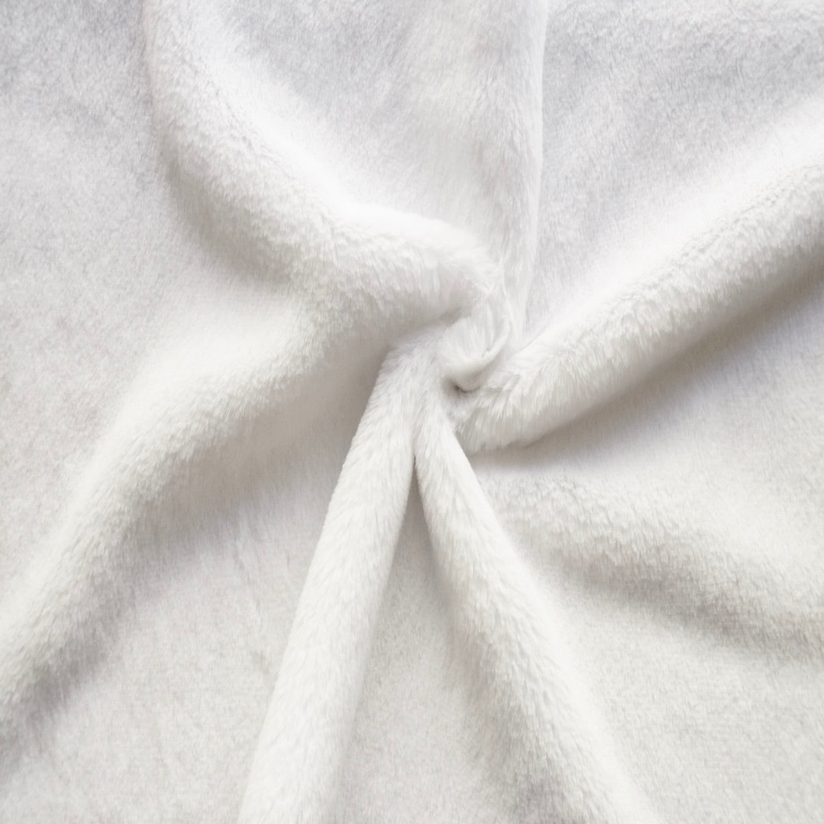 White Rex Rabbit Minky Faux Fur Fabric - Fashion Fabrics LLC