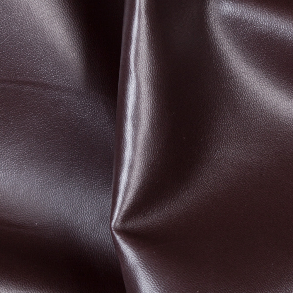 Dark Brown Soft Skin Vinyl Fabric - Fashion Fabrics Los Angeles