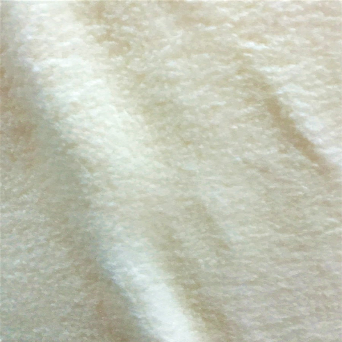 Ivory Solid Anti Pill Polar Fleece Fabric - Fashion Fabrics Los Angeles