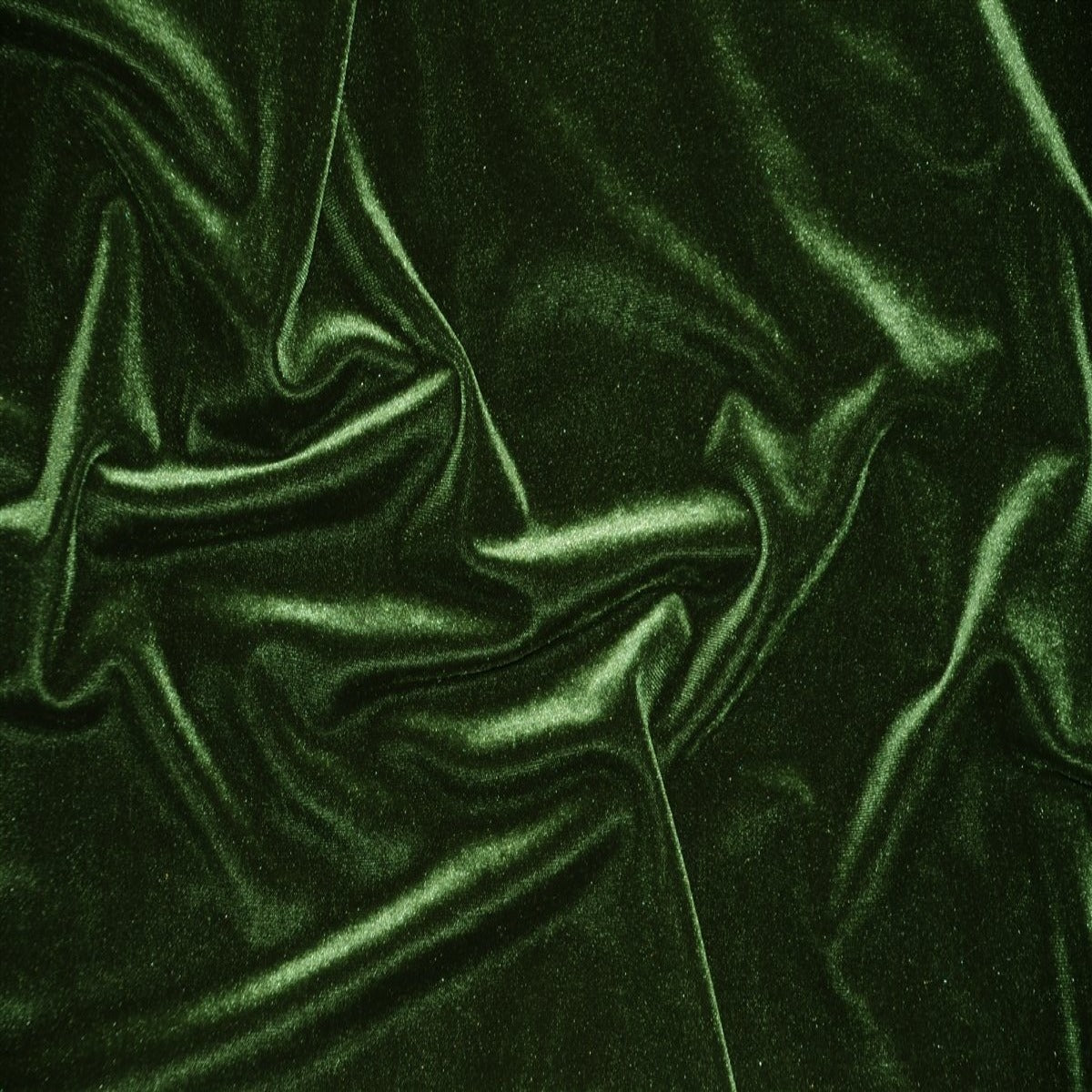 Olive Green Stretch Velvet Spandex Fabric - Fashion Fabrics Los Angeles