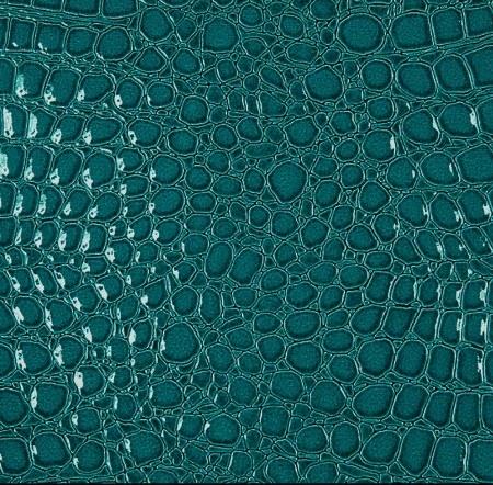 Turquoise Crocodile Vinyl Fabric - Fashion Fabrics Los Angeles