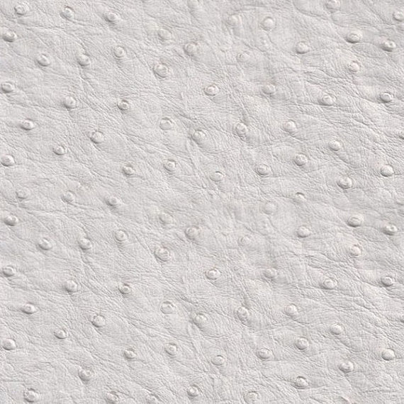 White Faux Ostrich Vinyl Fabric - Fashion Fabrics Los Angeles