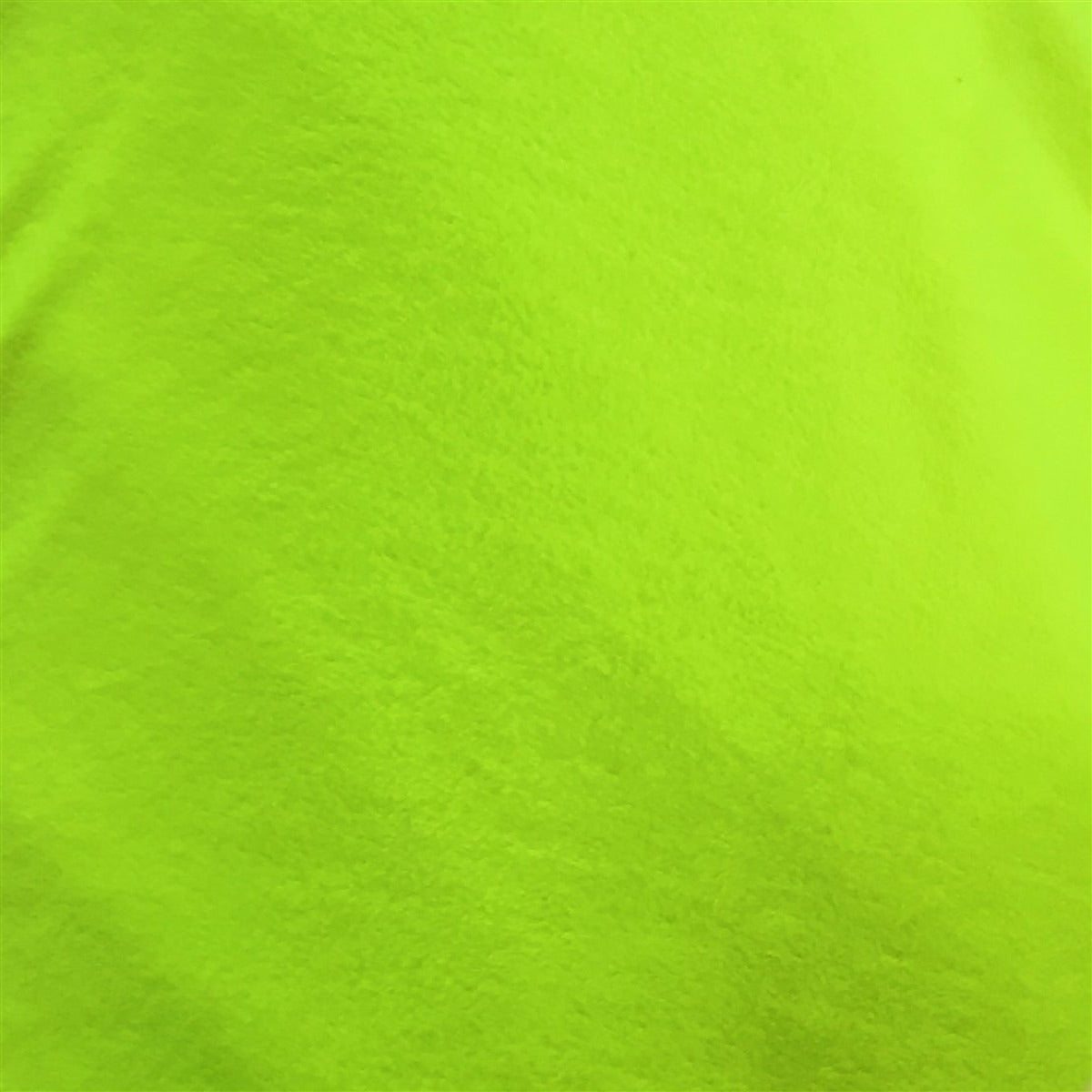Highlighter Green Solid Anti Pill Polar Fleece Fabric - Fashion Fabrics Los Angeles