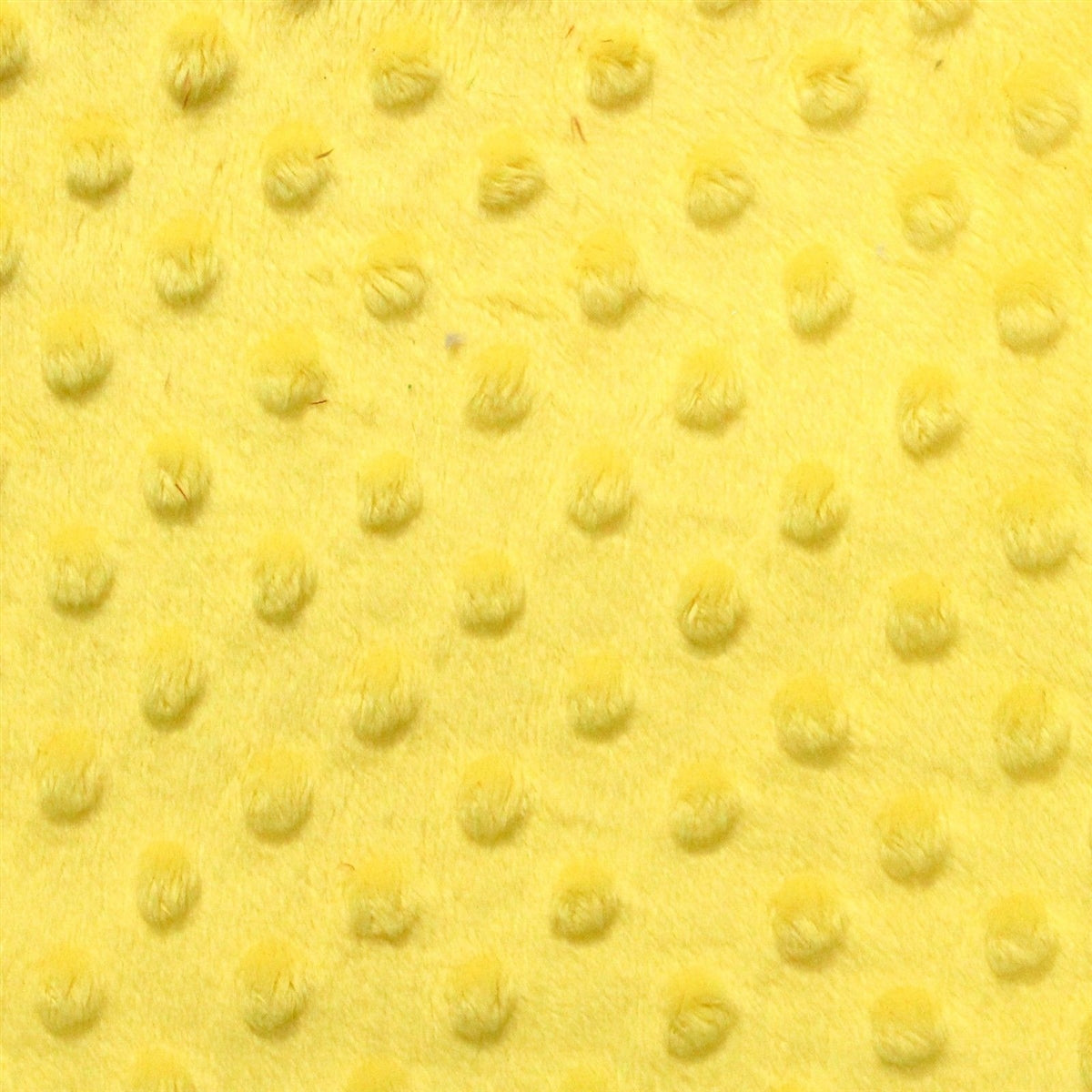 Yellow Minky Dimple Dot Fabric - Fashion Fabrics Los Angeles