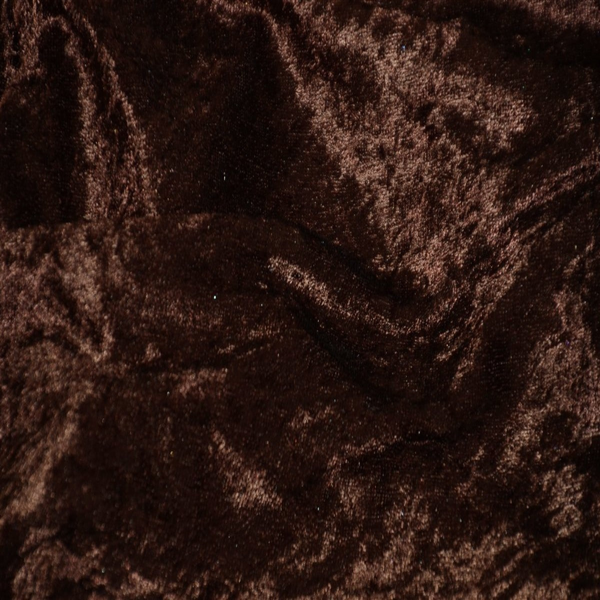 Brown Panne Crush Stretch Velvet Fabric - Fashion Fabrics Los Angeles