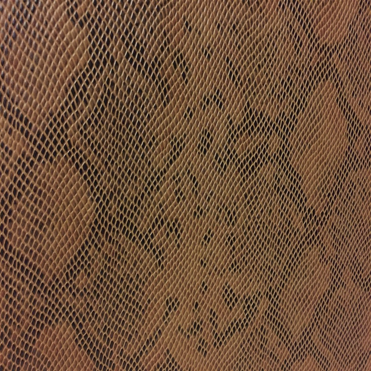 Bronze Matte Python Snake Skin Vinyl Fabric - Fashion Fabrics Los Angeles