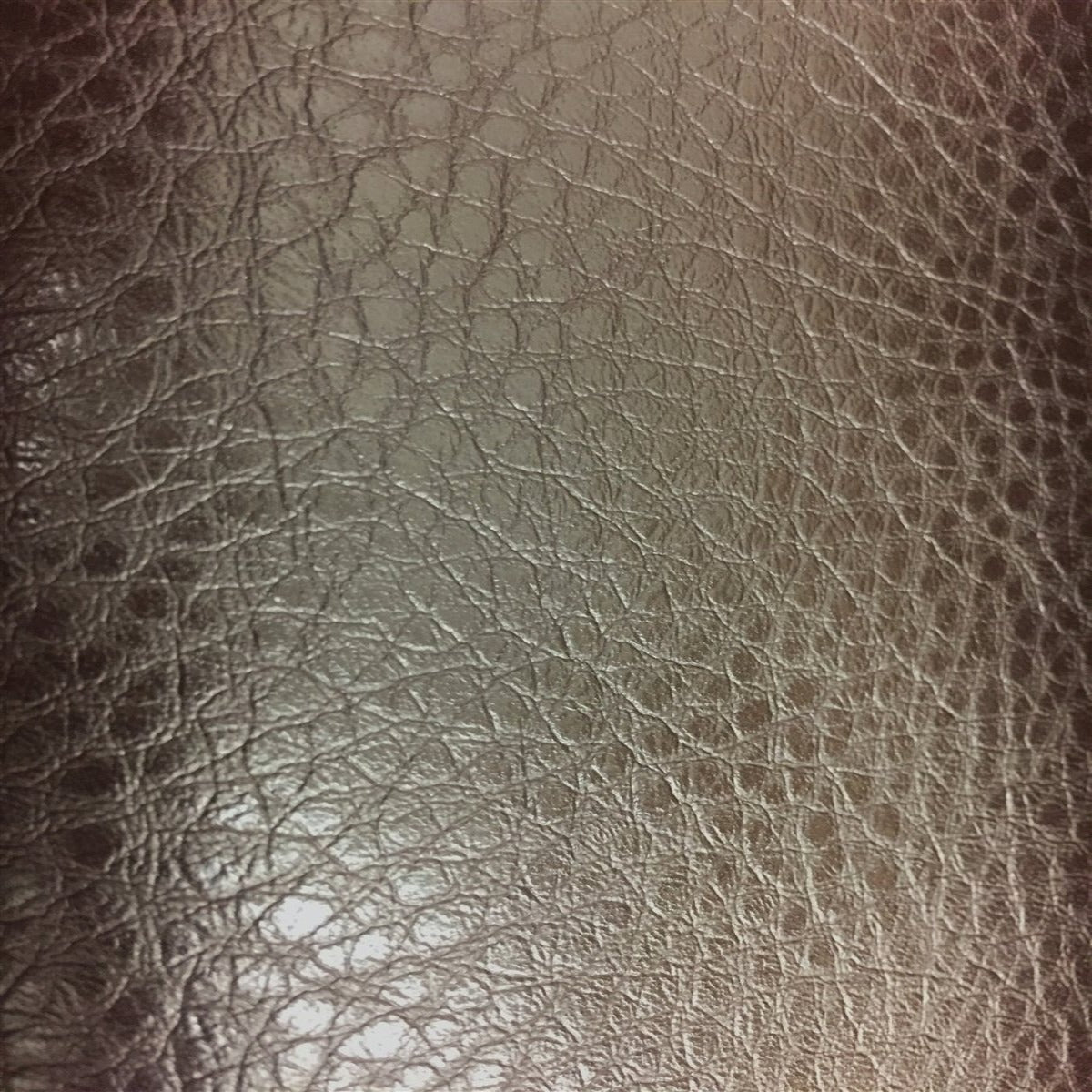 Dark Brown Henry Semi Glossy PU Leather Vinyl Fabric - Fashion Fabrics Los Angeles