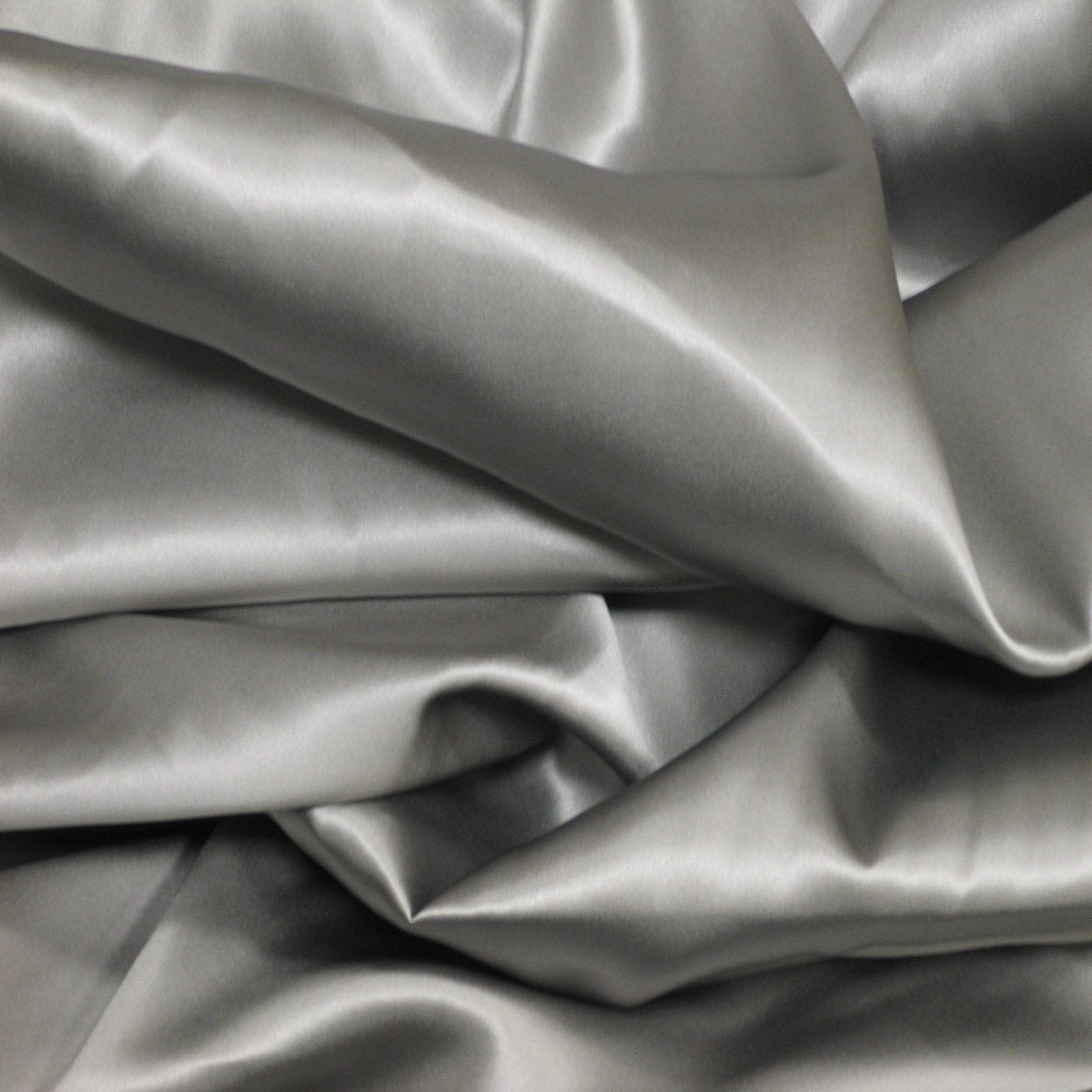 Saddle Gray Silk Charmeuse Fabric - Fashion Fabrics Los Angeles