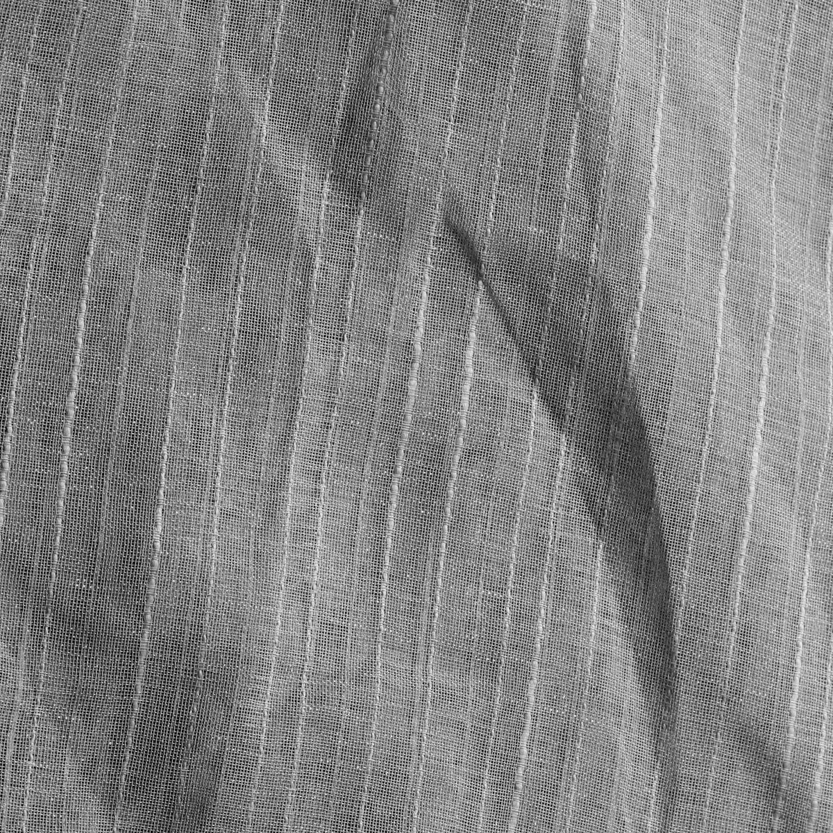 Gray Drip Stripe Sheer Drapery Home Decor Fabric - Fashion Fabrics Los Angeles