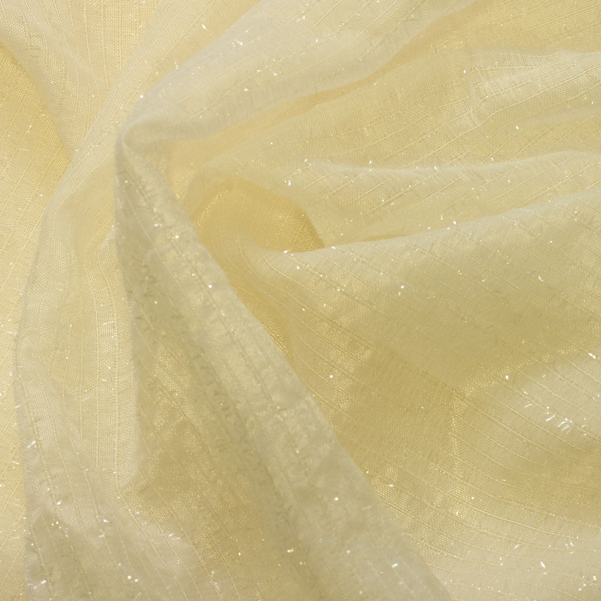 Ivory Divine Mist Sheer Drapery Home Decor Fabric - Fashion Fabrics Los Angeles