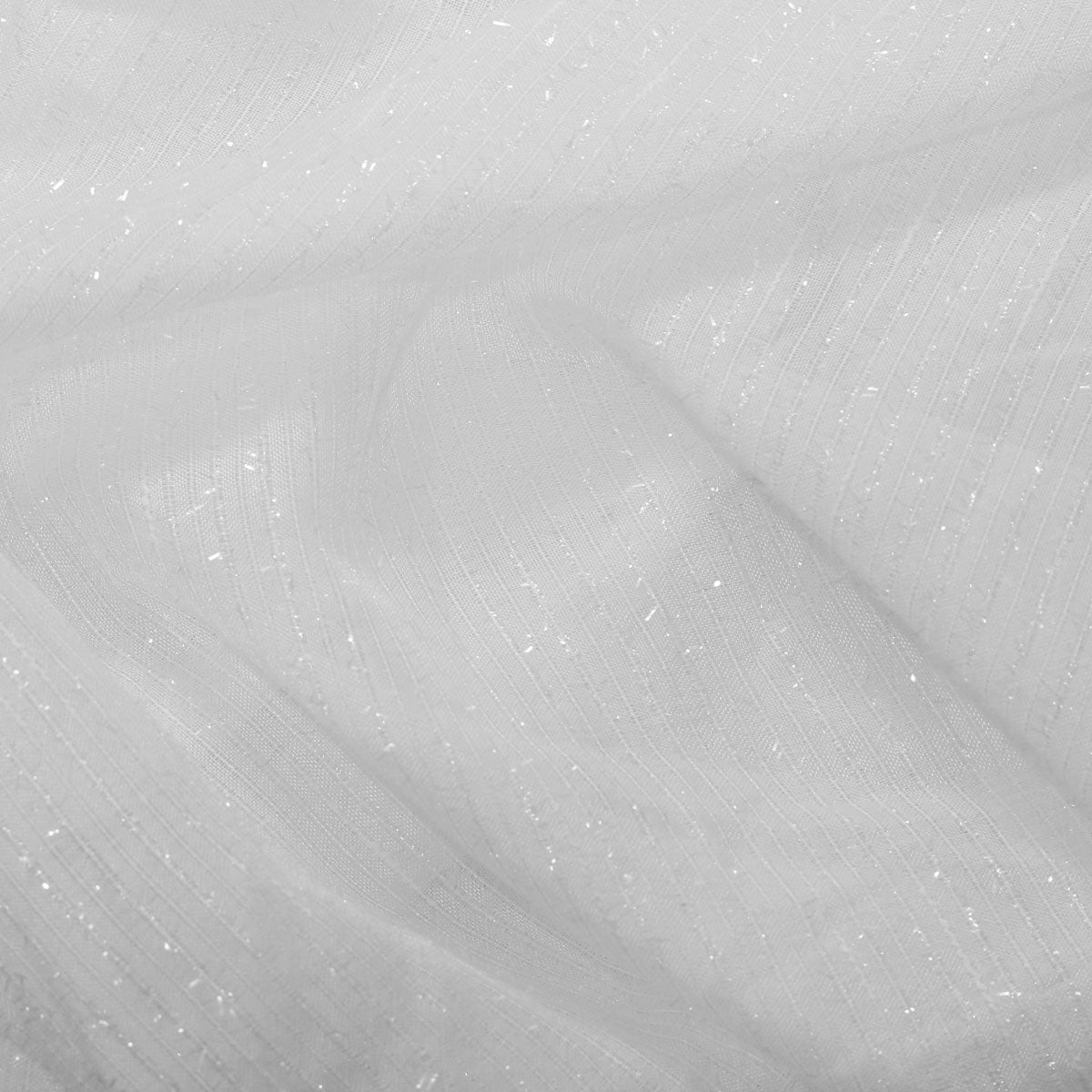White Divine Mist Sheer Drapery Home Decor Fabric - Fashion Fabrics Los Angeles