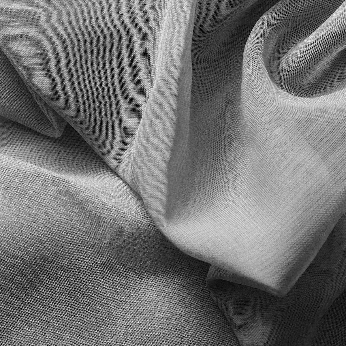 Gray Raindrop Sheer Drapery Home Decor Fabric - Fashion Fabrics Los Angeles