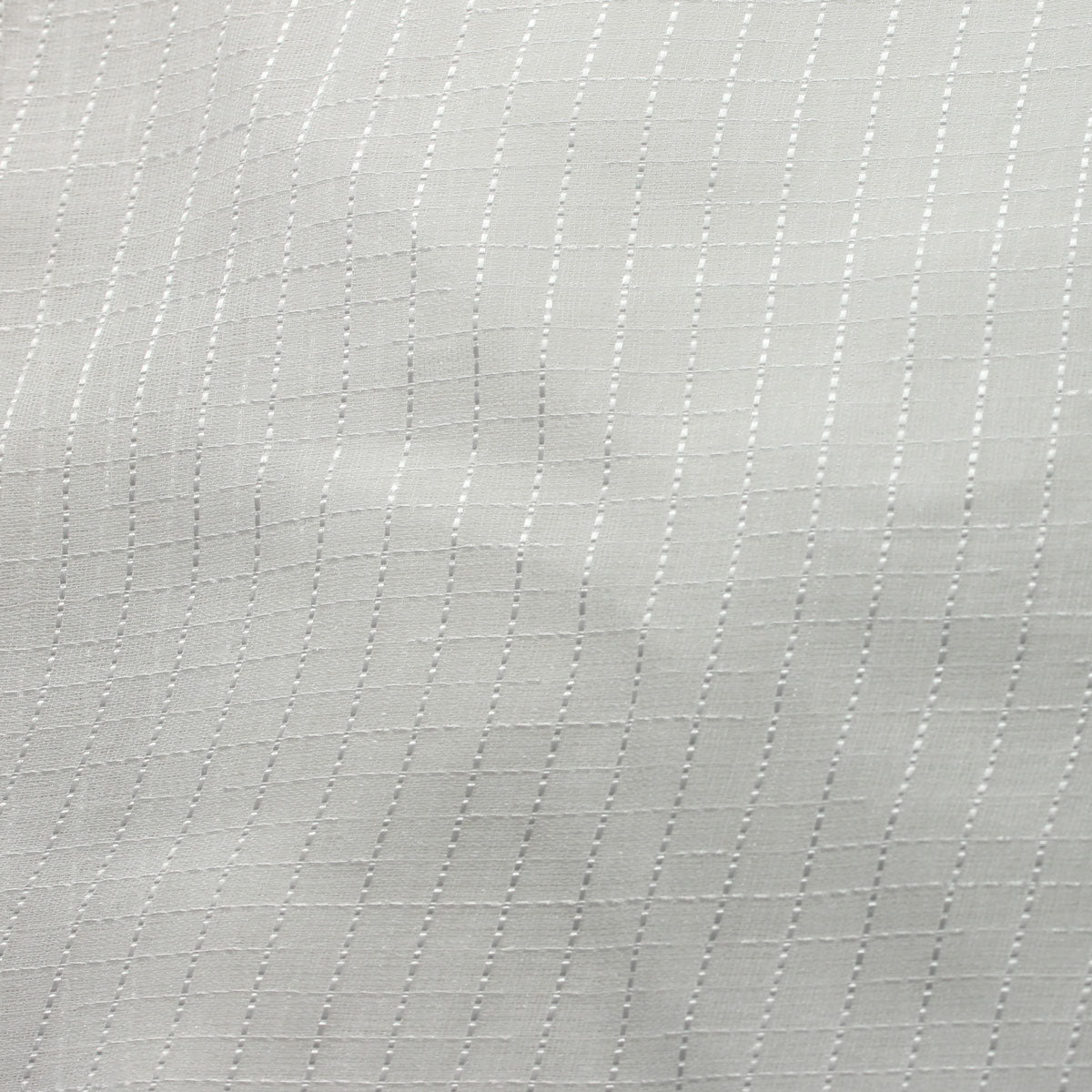 White Semi Square Stripe Sheer Drapery Home Decor Fabric - Fashion Fabrics Los Angeles