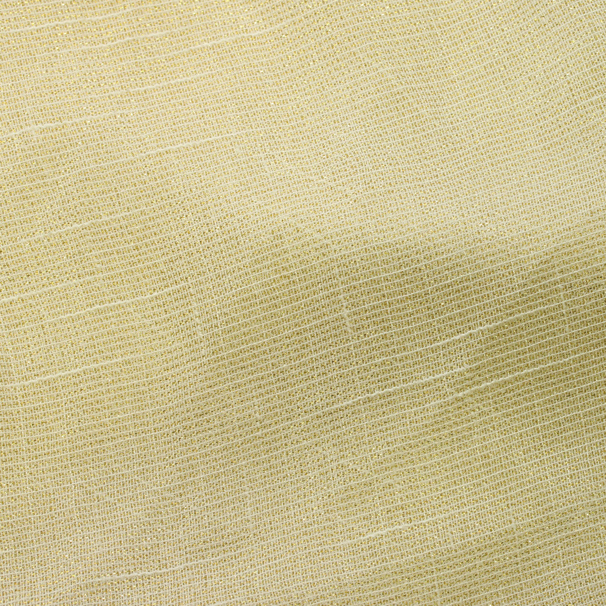 Ivory Gold Shine Stripe Sheer Drapery Home Decor Fabric - Fashion Fabrics Los Angeles