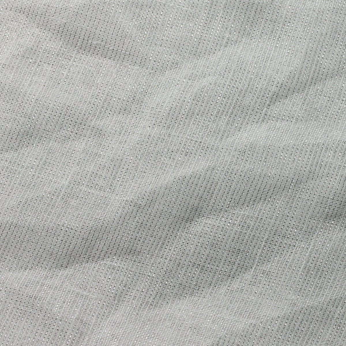 White Silver Shine Stripe Sheer Drapery Home Decor Fabric - Fashion Fabrics Los Angeles