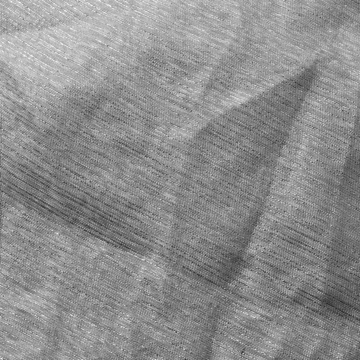Silver Gray Three Shine Stripe Sheer Drapery Home Decor Fabric - Fashion Fabrics Los Angeles