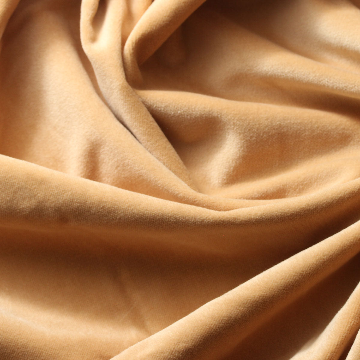 Beige Cotton Velvet Upholstery Drapery Fabric - Fashion Fabrics Los Angeles