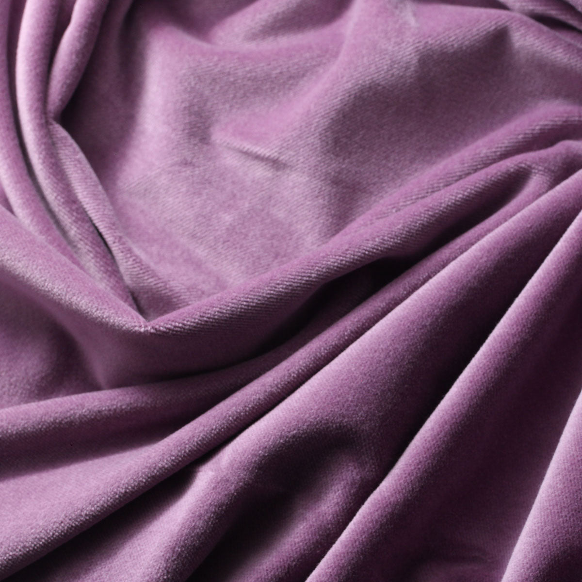 Dark Lavender Cotton Velvet Upholstery Drapery Fabric - Fashion Fabrics Los Angeles