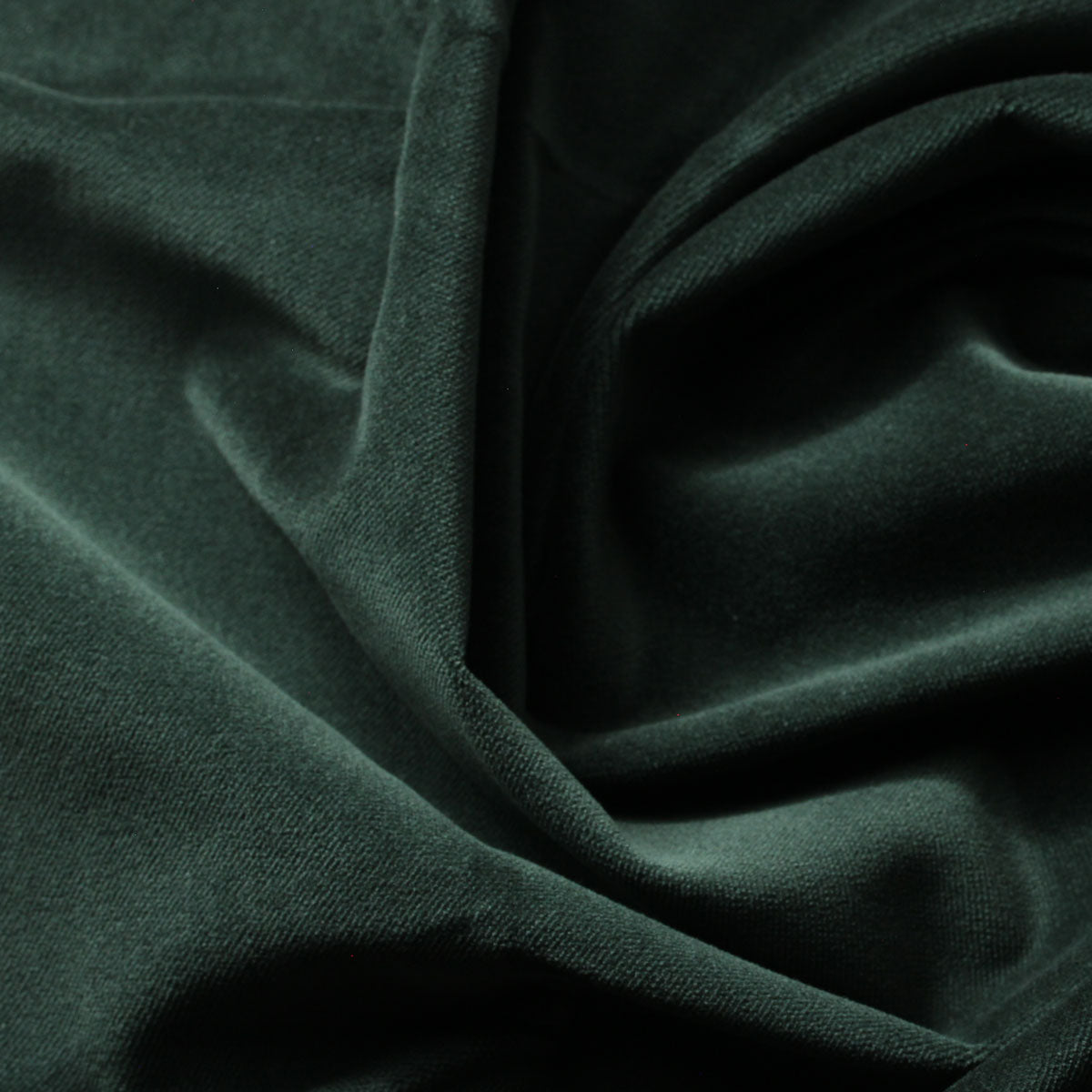 Hunter Green Cotton Velvet Upholstery Drapery Fabric - Fashion Fabrics Los Angeles