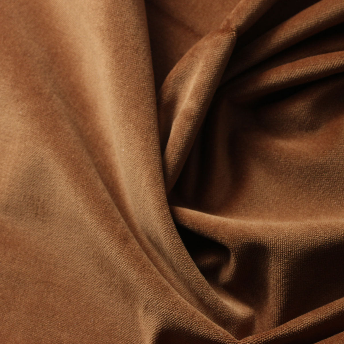 Light Brown Cotton Velvet Upholstery Drapery Fabric - Fashion Fabrics Los Angeles 