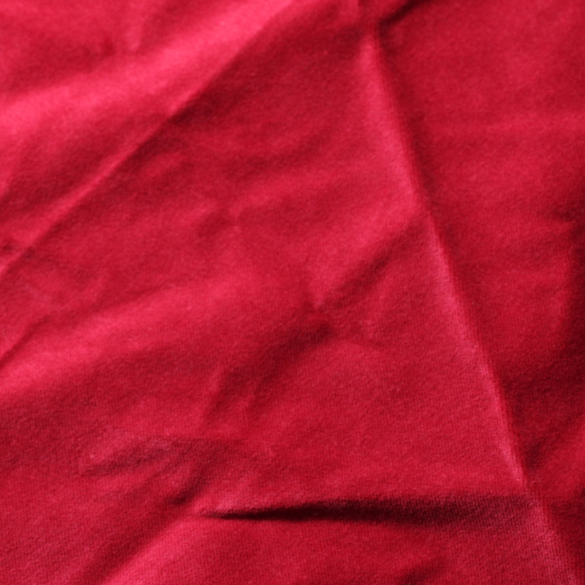 Scarlet Red Cotton Velvet Upholstery Drapery Fabric - Fashion Fabrics Los Angeles