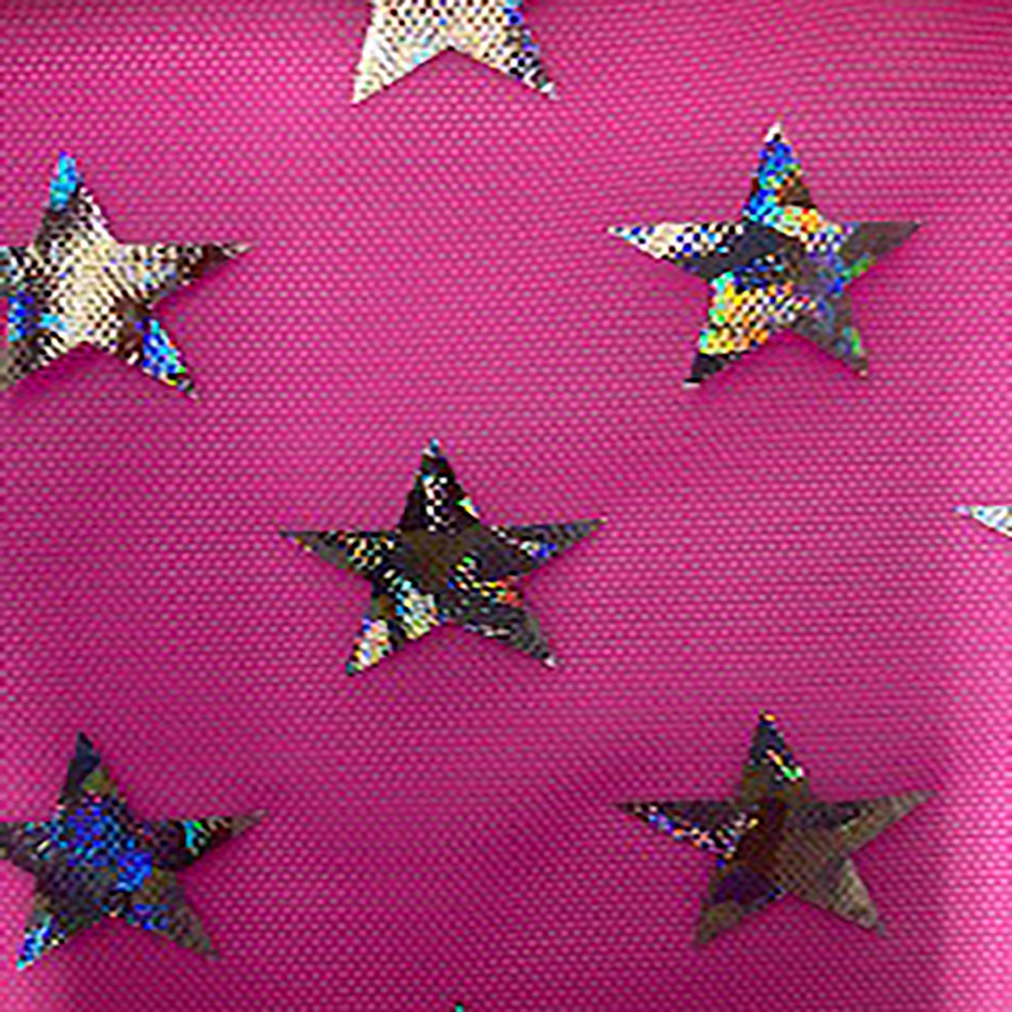 Power Stretch Mesh Star Hologram  Foil Fabric | Spandex Palace