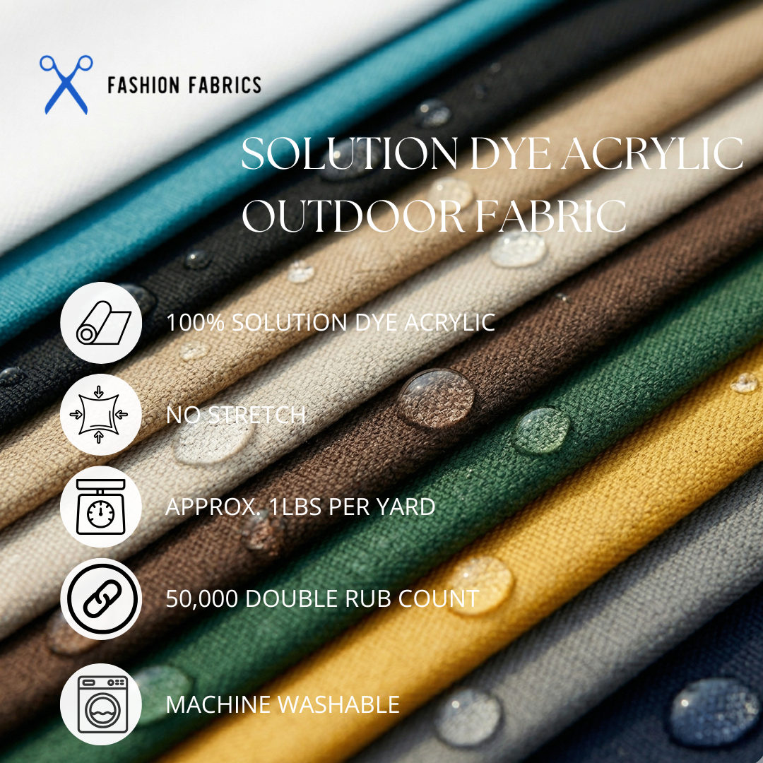 Solution Acrylic Dye Outdoor Fabric