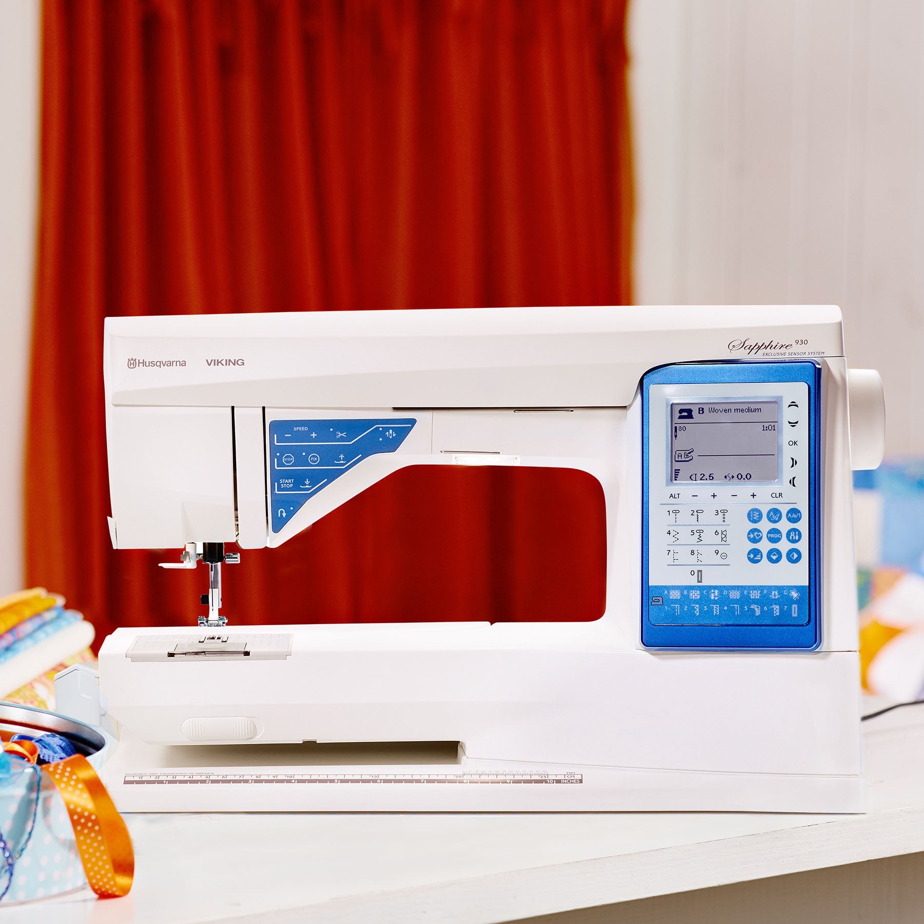HUSQVARNA® VIKING® SAPPHIRE™ 930 Sewing Machine - Fashion Fabrics LLC