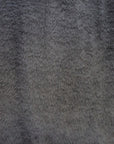 Tissu fausse fourrure à poils courts en peluche douce et lapin gris anthracite