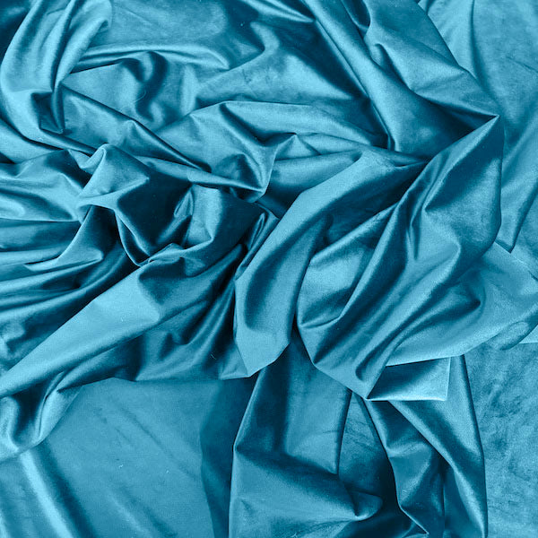 Aqua Blue Royale Velvet Upholstery Velvet Home Decor Fabric