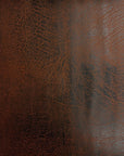 Copper Vintage Distressed Faux Leather Suede Vinyl Fabric