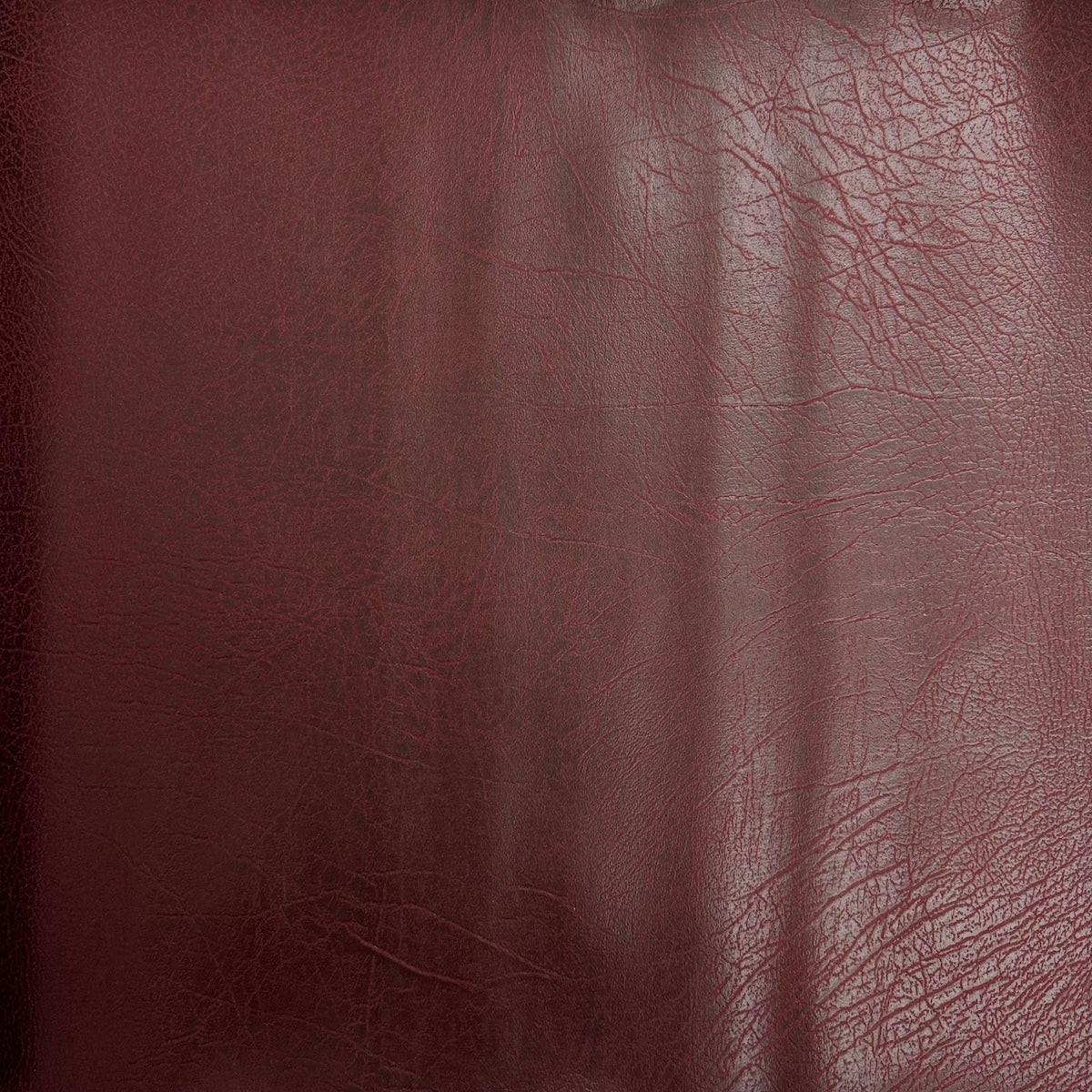 Tela de vinilo de gamuza de cuero sintético desgastada vintage burdeos