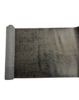 Tissu vinyle en similicuir suédé vintage noir expresso vieilli