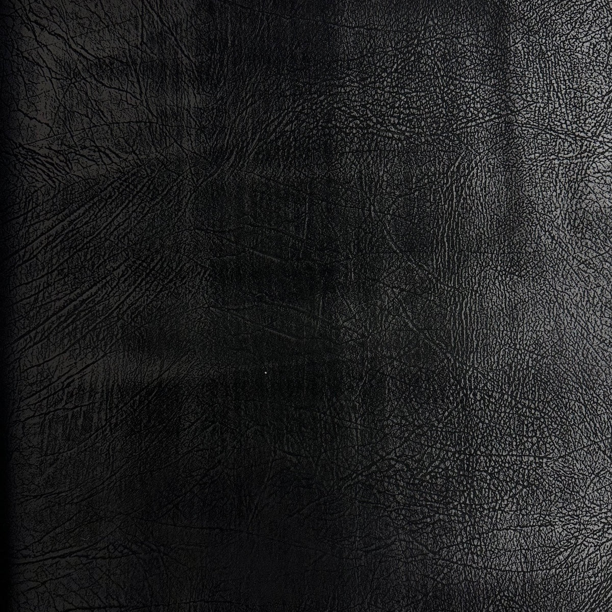 Tela de vinilo de gamuza de imitación de cuero desgastada vintage negra
