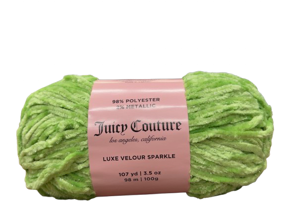 Juicy Couture Luxe Velour Sparkle Yarn - 107 Yards